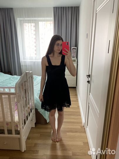 Платье черное женское