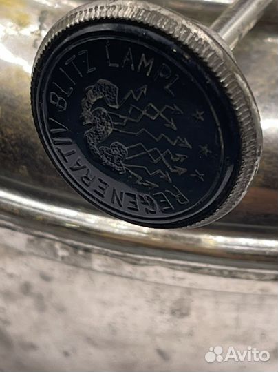 Керосиновая лампа Hugo Schneider антиквариат