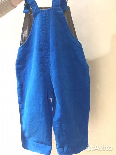 Вельветовый комбинезон 80