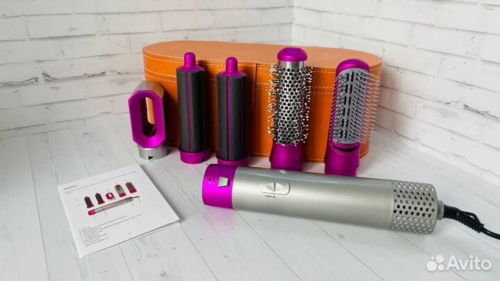 Стайлер dyson 5в1 в кожаном кейсе Airwrap Complete