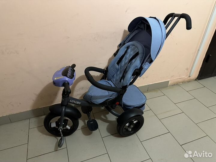 Трехколесный велосипед коляска