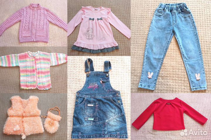 Вещи на девочку 5-8 лет