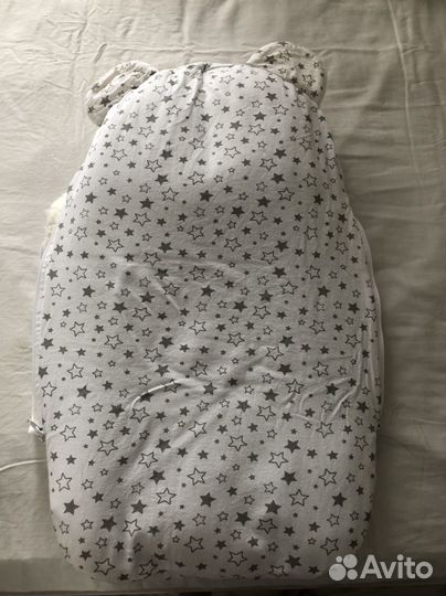 Зимний конверт в коляску на овчине