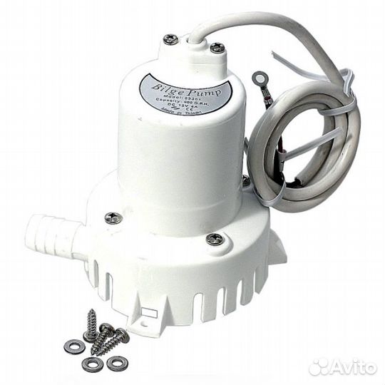 Насос осушительный разборный 600GPH, 12В, 38л\мин