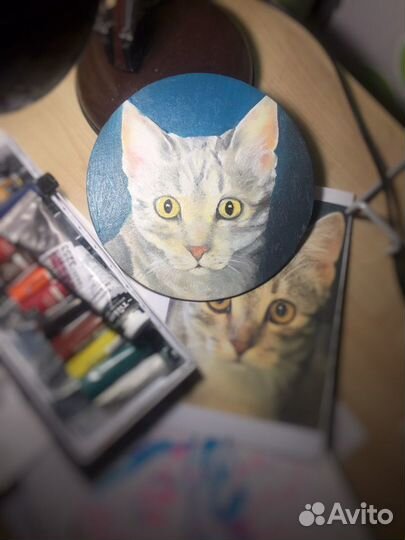 Портрет питомца/ картина маслом