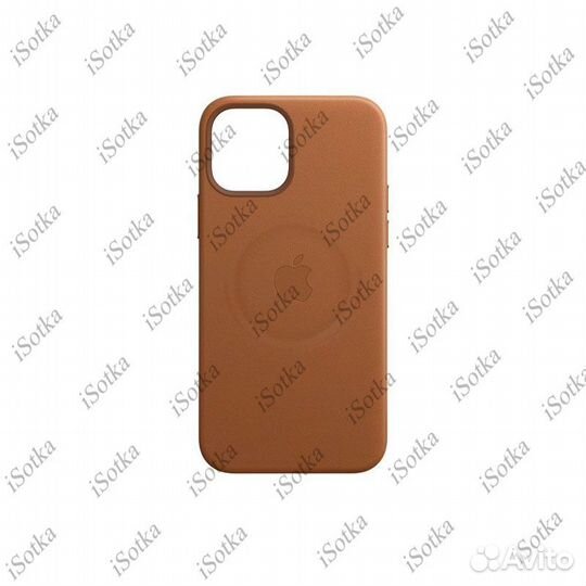 Чехол Apple iPhone 11 Pro Max Leather Case (коричн