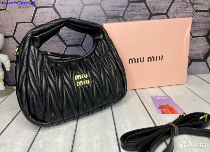 Сумка miu miu Черная