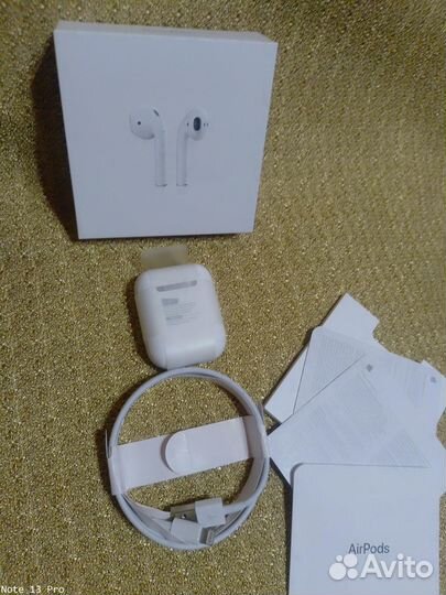 Наушники apple airpods