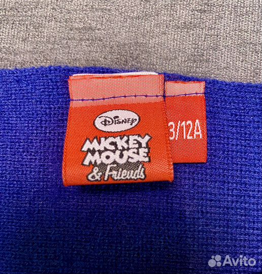 Комплект: шапка и шарф с Mickey Mouse