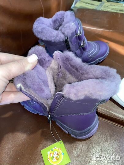 Ботинки зимние на девочку