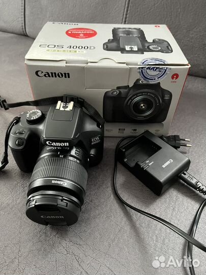 Зеркальный фотоаппарат canon eos 4000d