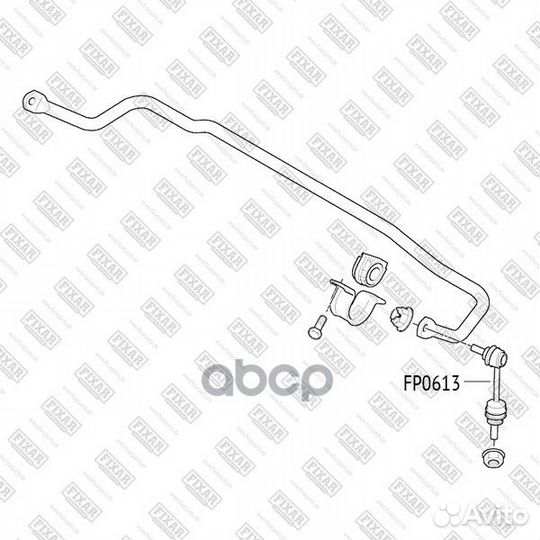 Тяга стабилизатора задняя левая/правая FP0613 F