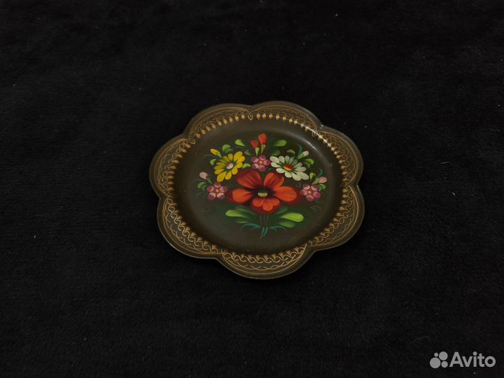 Металлическая тарелка СССР