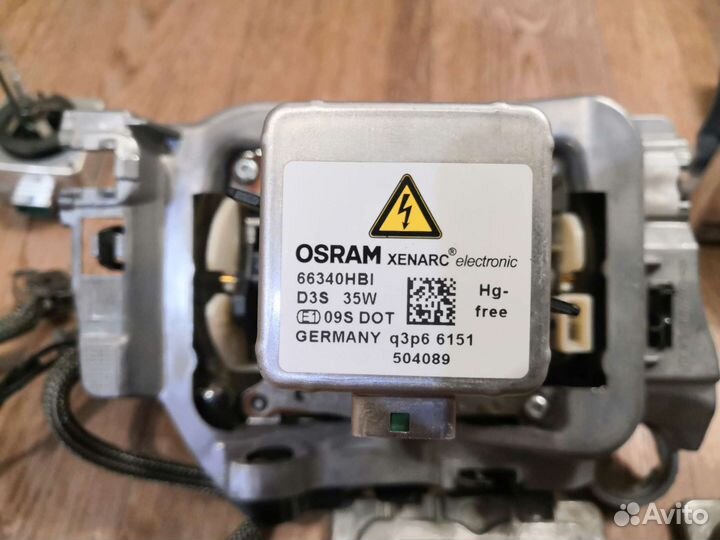 Комплект линз и ламп, оригинал jeep