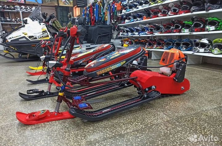 Мотоснегокат X-motors двухместный