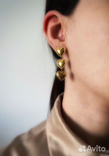 Серьги из ювелирной стали