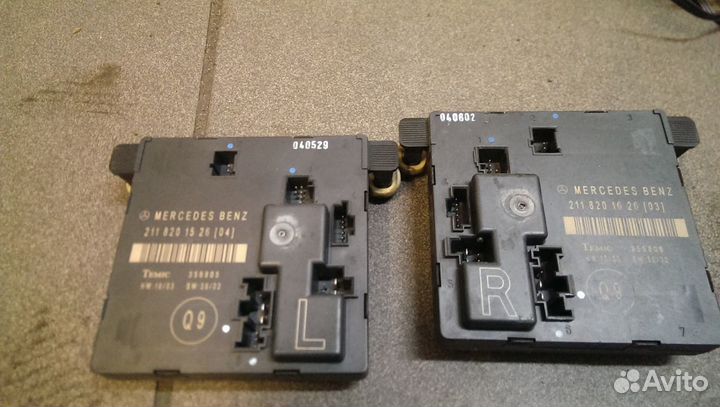Mercedes W211 Блоки дверные