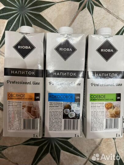 Rioba напиток кокосовый соевый овсяный