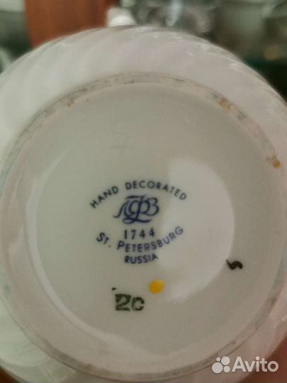 Чайный сервиз лфз кобальтовый