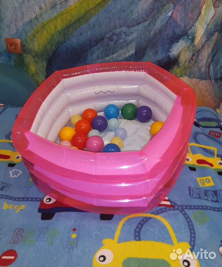 Детский надувной бассейн