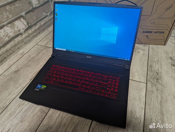 Игровой MSI 17.3”/i5-11th/RTX 2050/512 M.2/8 DDR4