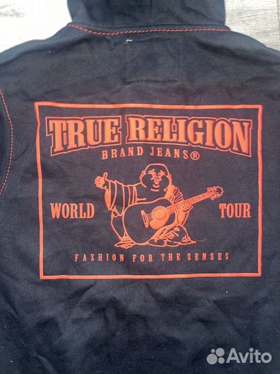 Худи мужское true religion черный XL