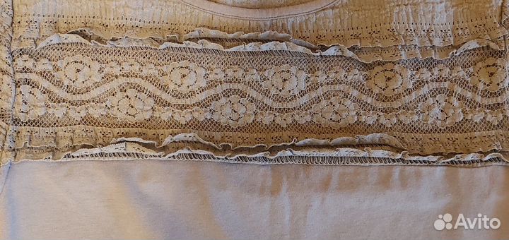 Футболка с кружевом 165