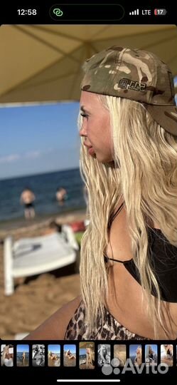 Волос блонд для наращивания капсулы 50 см