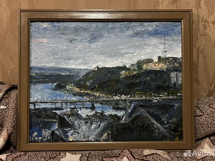 Картина маслом пейзаж,натюрморт