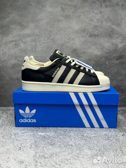 Кроссовки adidas superstar черные