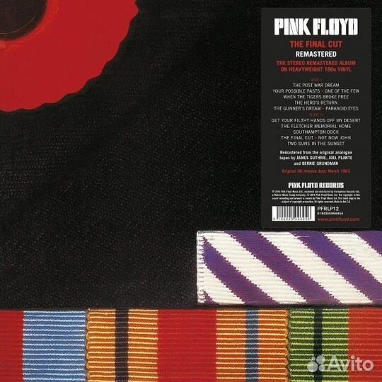 LP Pink Floyd THE Final CUT. Новая