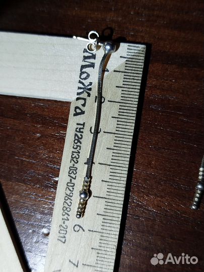 Серьги гвоздики серебро