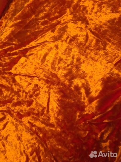 Ткань бархат СССР на натуральной основе