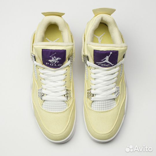 Кроссовки Nike Air Jordan 4 Canvas Cream