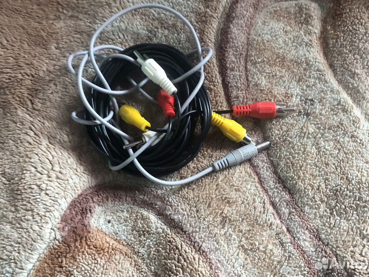 Кабель rca(тюльпаны)