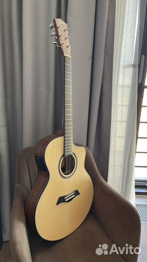 40-дюймовая Акустическая гитара Deviser ель/орех