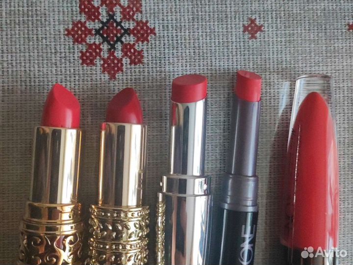 Помады красных оттенков новые