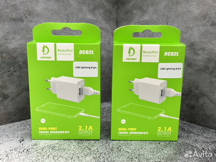 Блок питания для телефона + USB кабель DC02L