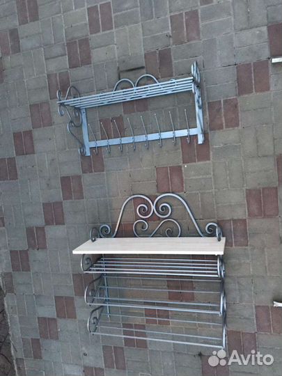 Обувница вешалка этажерка цветочница другая ковка