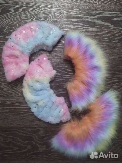 Чехлы сушки на коньки меховые