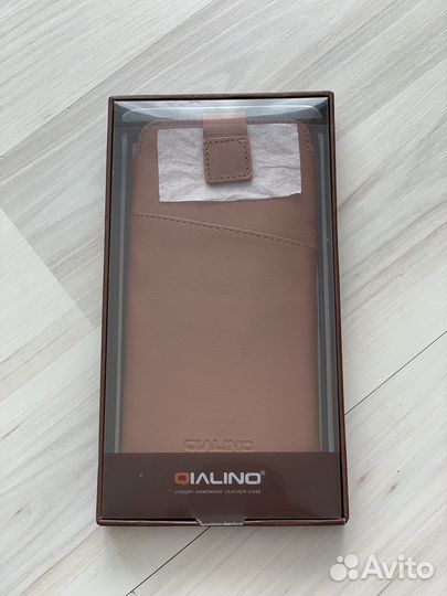 Чехол из натуральной кожи qialino 16х8 см