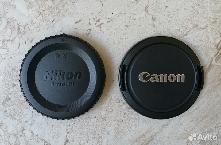 Крышки от объектива Nikon Canon