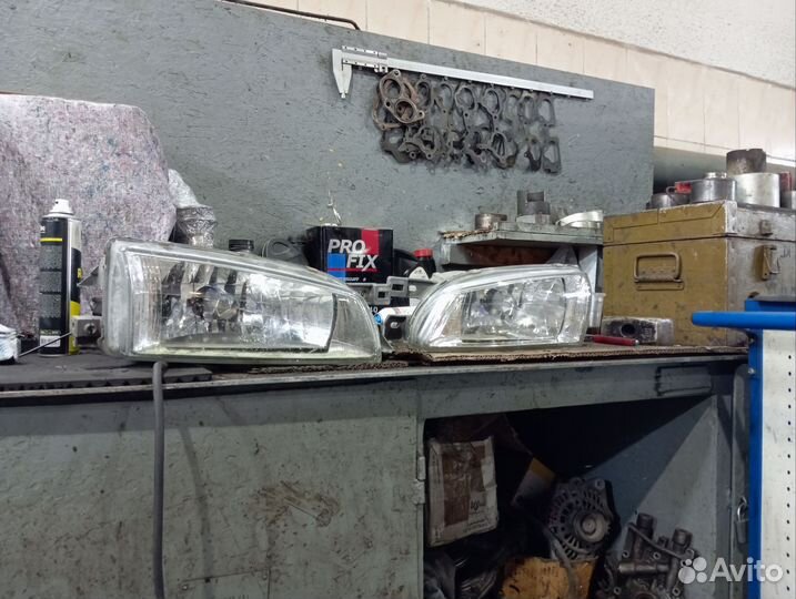 Фары хрусталь на Subaru gc, gf