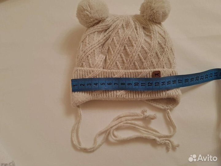 Шапка зимняя для новорожденных