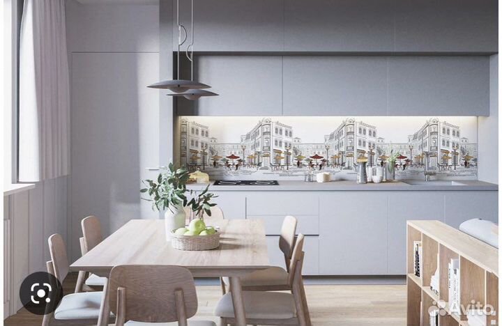 Кухонный фартук 3 м