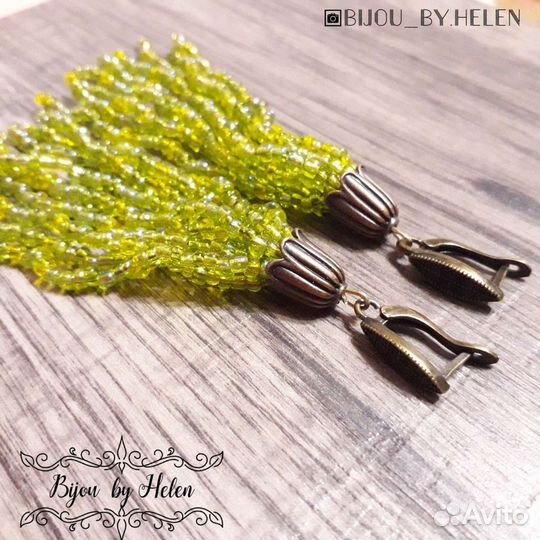 Серьги с натуральными камнями в наличии и на заказ