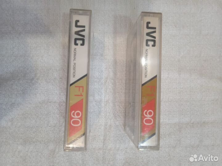 Аудиокассеты JVC dynarec F1 90(горчичник)