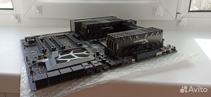 Мат. плата evga X299 FTW-K + i9-7900x + 32 Gb