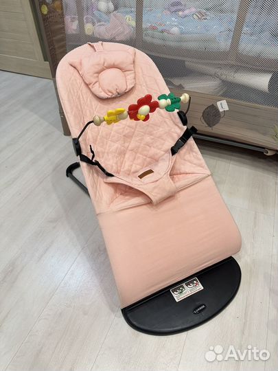 Шезлонг для новорожденных б/у