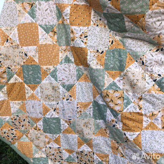 Лоскутное одеяло ручной работы